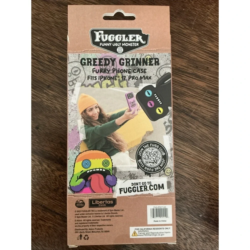 Fuggler Greedy Grinner Furry iPhone 17 Pro Max Phone Case Purple Monster